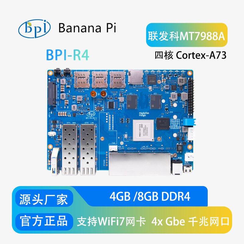 Banana Pi BPI-R4 High-Performa - Bananapi Bpi R4 Wifi 7 ulasan dan harga